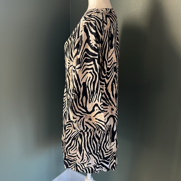 Soft Surroundings Zella Topper Zebra Print Light Weight Top - Picture 8 of 14